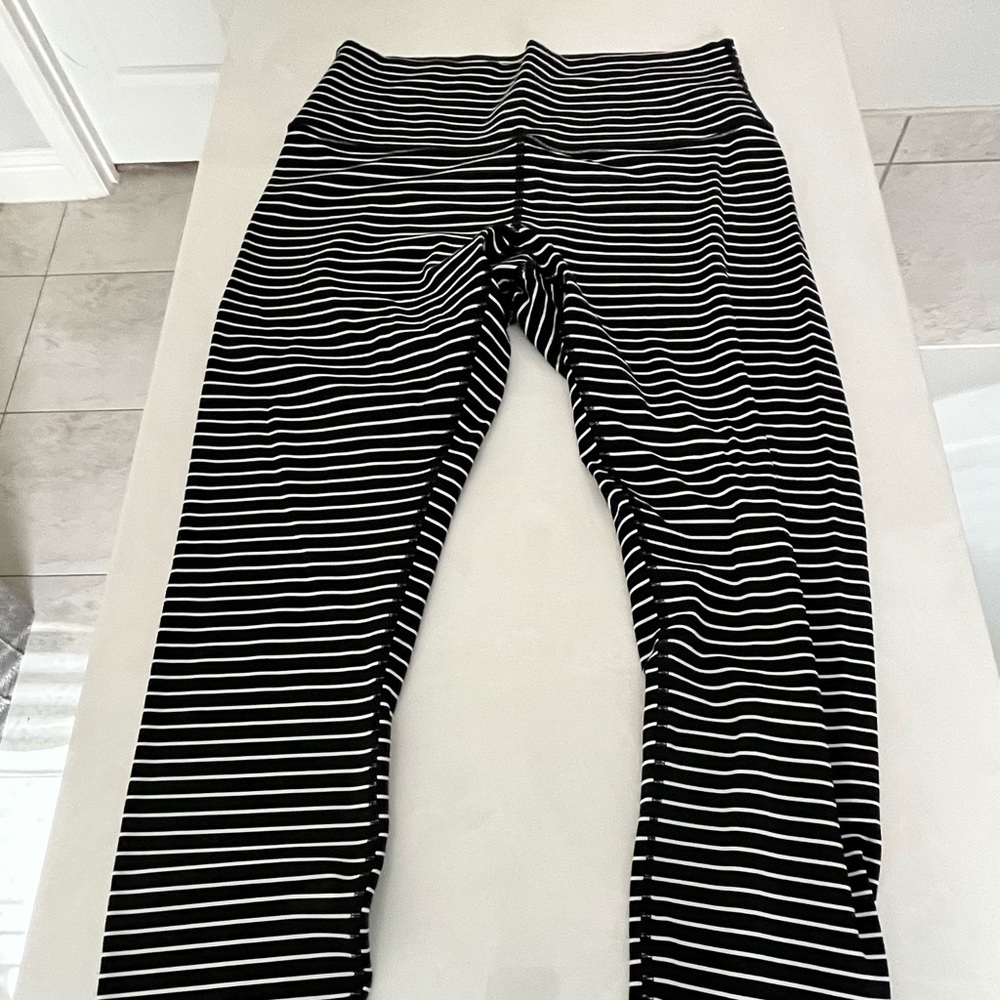 lululemon full length striped leggings